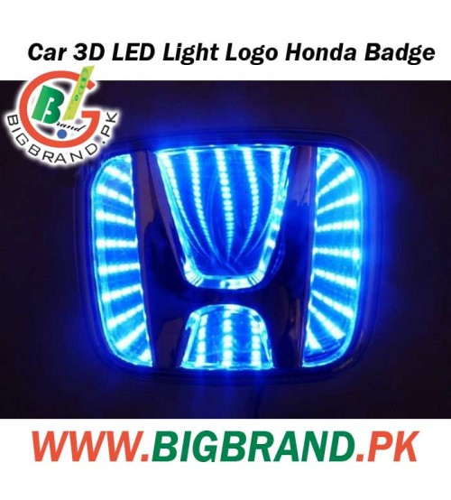 Car 3D LED Light Logo Honda Badge